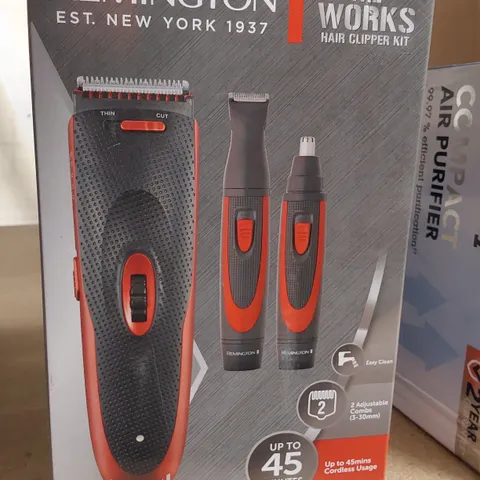 BOXED REMINGTON THE WORKS HAIR CLIPPER KIT