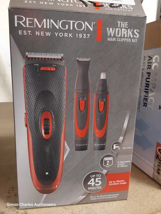 BOXED REMINGTON THE WORKS HAIR CLIPPER KIT