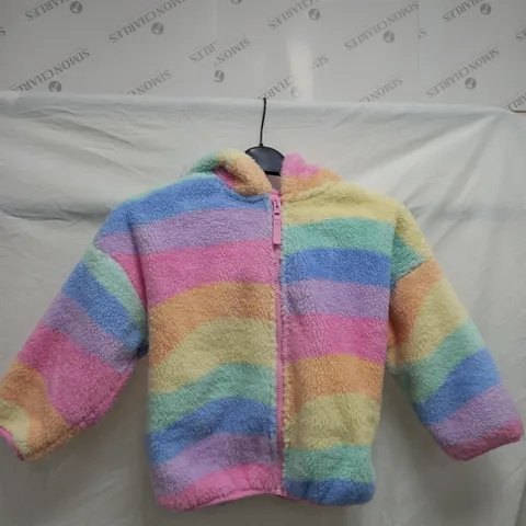 NEXT TEDDY BORG FLEECE ZIP THROUGH JACKET 4-5YRS