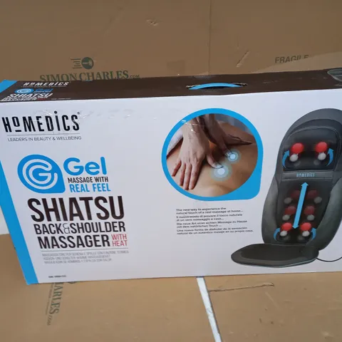 BOXED HOMEDICS SHIATSU BACK AND SHOULDER MASSAGER 