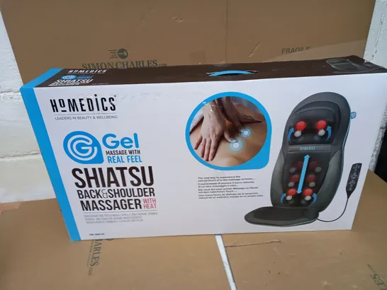 BOXED HOMEDICS SHIATSU BACK AND SHOULDER MASSAGER 