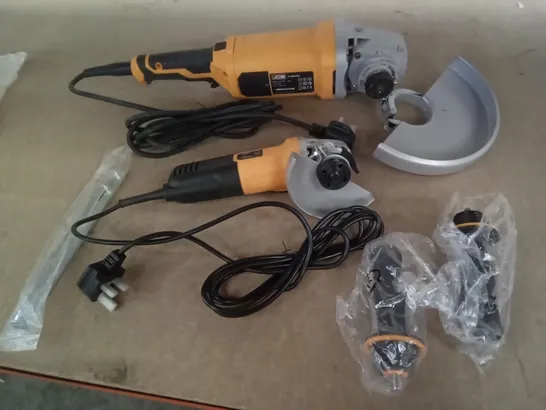 BOXED JCB 125MM ANGLE GRINDER TWIN PACK