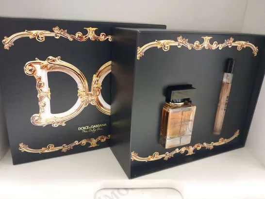 BOXED DOLCE AND GABBANA THE ONLY ONE GIFT SET