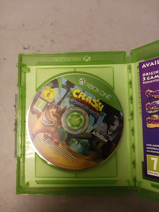 CRASH BANDICOOT N-SANE TRILOGY FOR XBOX ONE