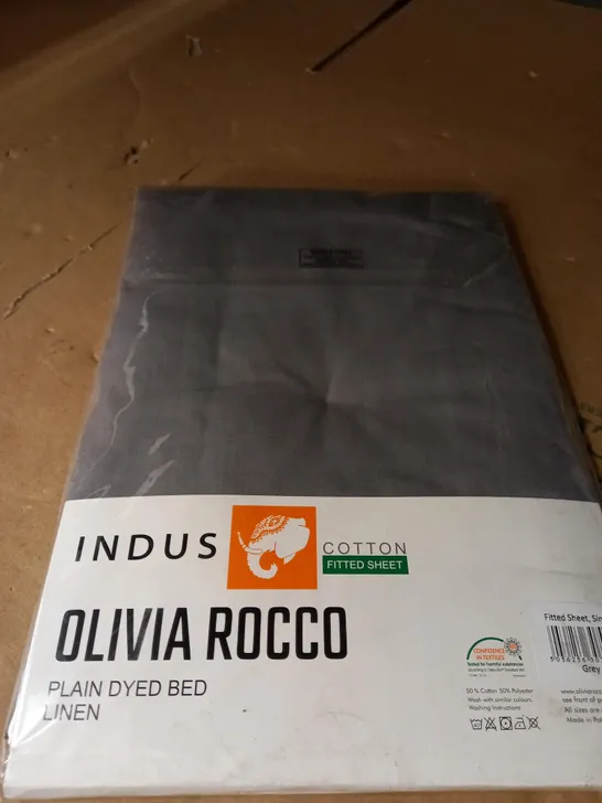 OLIVIA ROCCO PLAIN DYED BED LINEN 