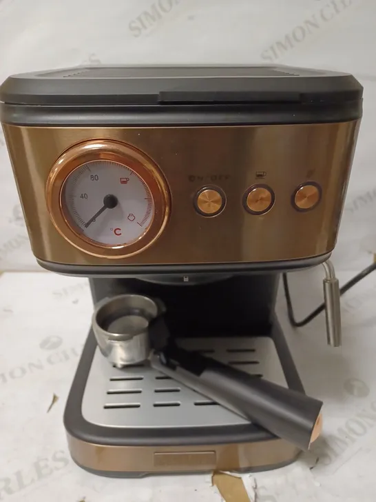 HADEN MULTIFUNCTION, STEEL ACCENTS ESPRESSO PUMP COFFEE MACHINE