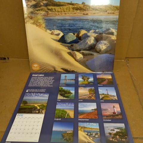 PACK OF 5 X (USA) GREAT LAKES 2022 CALENDARS, UNOPENED