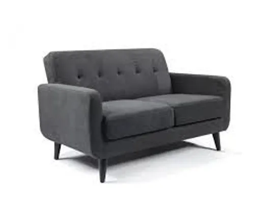 BOXED OSLO 2 SEATER SOFA - GREY (1 BOX)