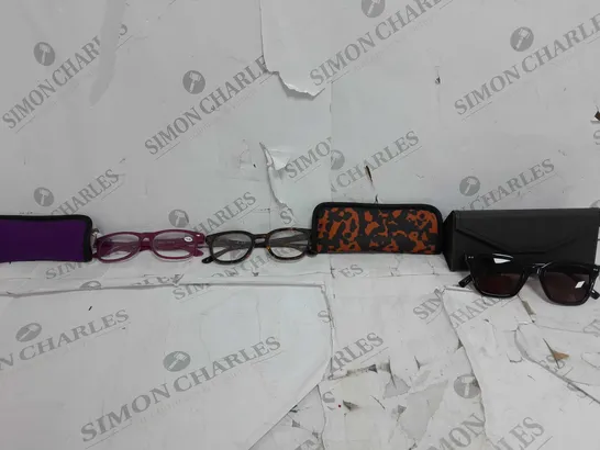 HUMMING BIRD 1 PAIR SUNGLASSES, 2 READER GLASSES CLASSIC