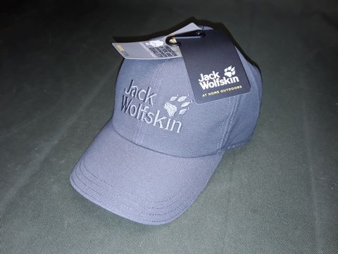 JACK WOLFSKIN BASEBALL CAP IN DARK STEEL - ONE SIZE 56-61CM