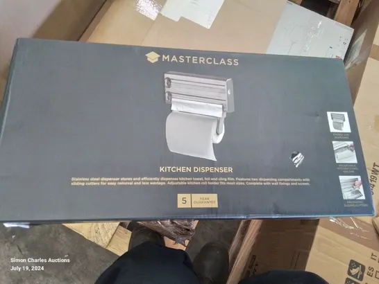 BOXED MASTERCLASS STAINLESS STEEL PAPER TOWEL HOLDER