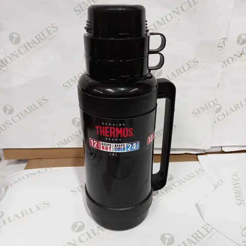 THERMOS VACUUM INSULATED GLASS DOUBLE WALL FLASK