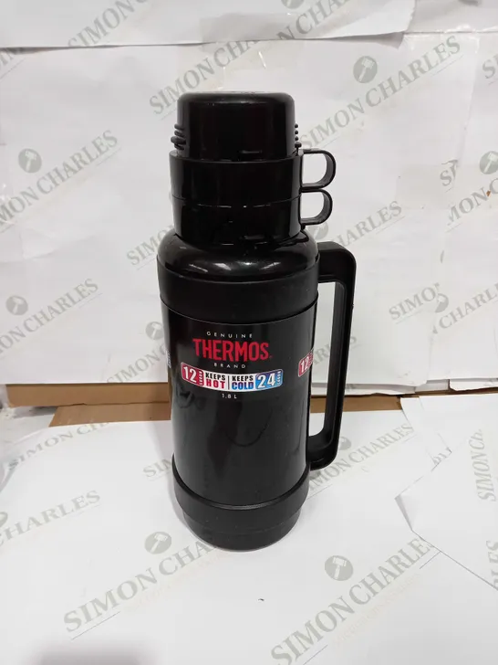 THERMOS VACUUM INSULATED GLASS DOUBLE WALL FLASK