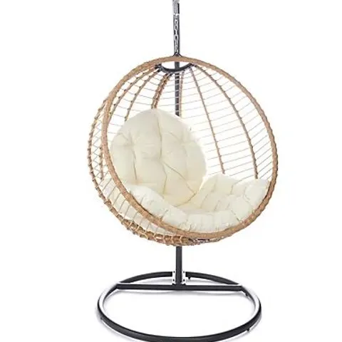 INNOVATORS ROUND IBIZA HANGING CHAIR, BAMBOO [COLLECTION ONLY]