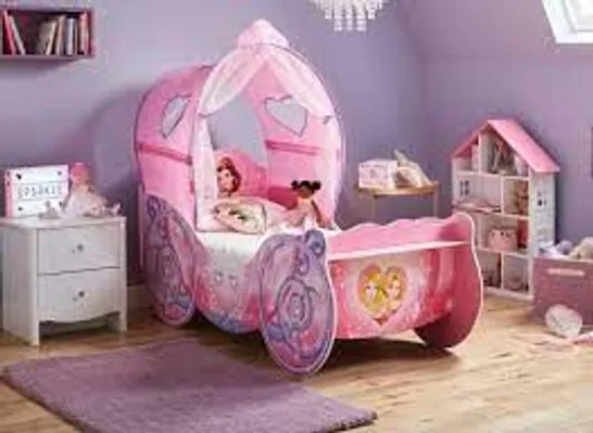 BOXED DISNEY PRINCESS CARRIAGE TODDLER BED (2 BOXES) RRP £199.99