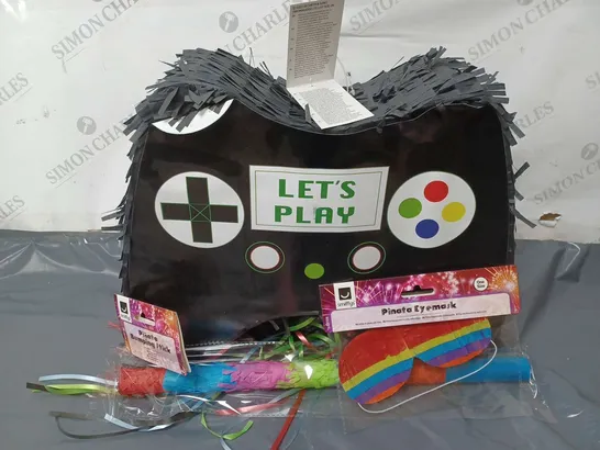 SMIFFYS LETS PLAY PINATA WITH EYEMASK AND BUMPING STICK