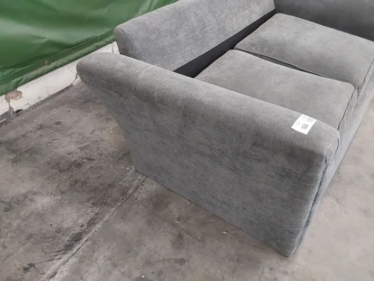 DESIGNER TWO SEATER SOFA GREY FABRIC 