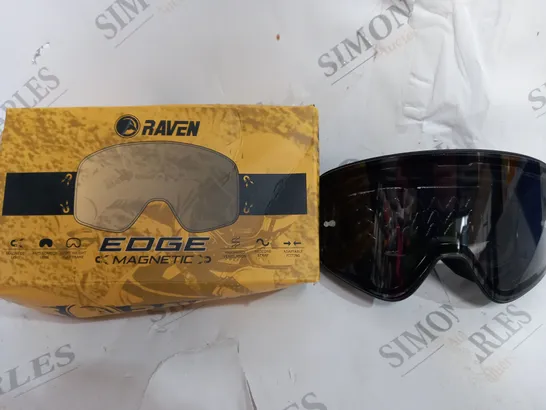 BOXED RAVEN EDGE MAGNETIC GOGGLES 
