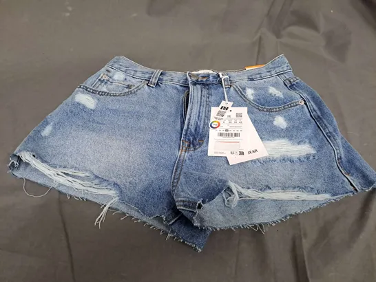 PULL & BEAR MOM DENIM SHORTS - EUR 38