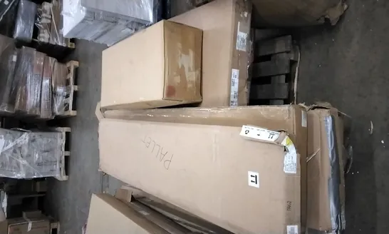 PALLET OF ASSORTED FLATPACK BOXED FURNITURE PARTS