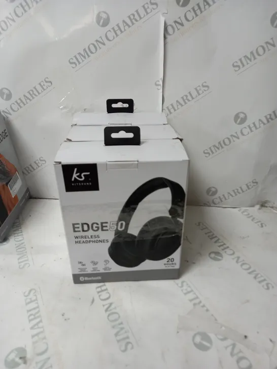 3X KITSOUND EDGE 50 WIRELESS HEADPHONES 