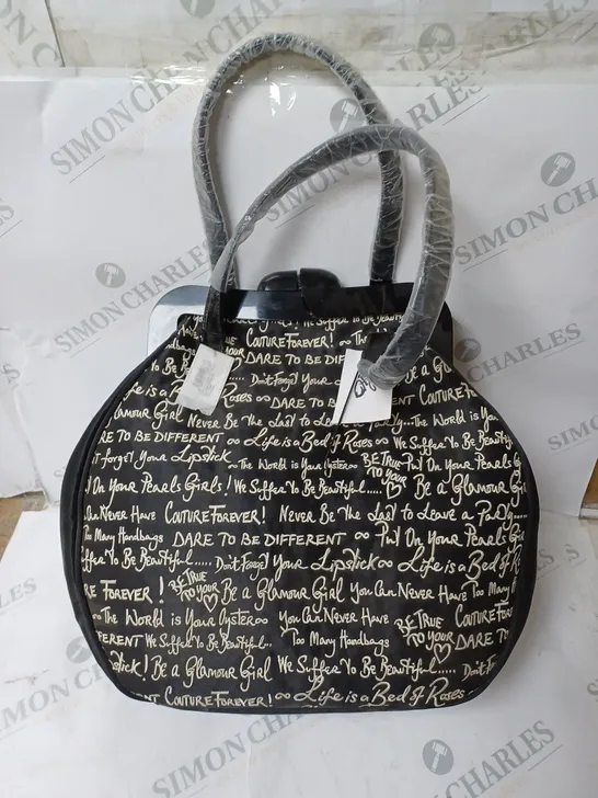 LULU GUINNESS BLACK BAG 