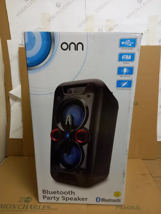 ONN BLUETOOTH PARTY SPEAKER 3.5MM JACK