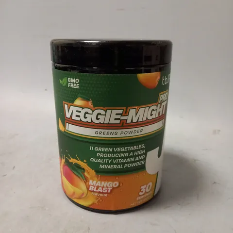 SEALED VEGGIE-MIGHT PRO GREENS POWDER - MANGO BLAST - 450G