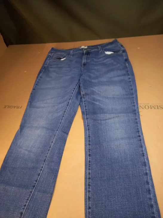 MENS DENIM LEVIS STRAIGHT JEANS SIZE UNSPECIFIED