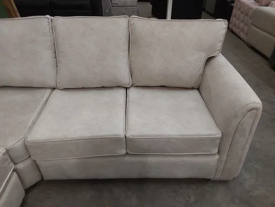 QUALITY DESIGNER CHISWICK SOFT VELVET UPHOLSTERED CORNER SOFA 