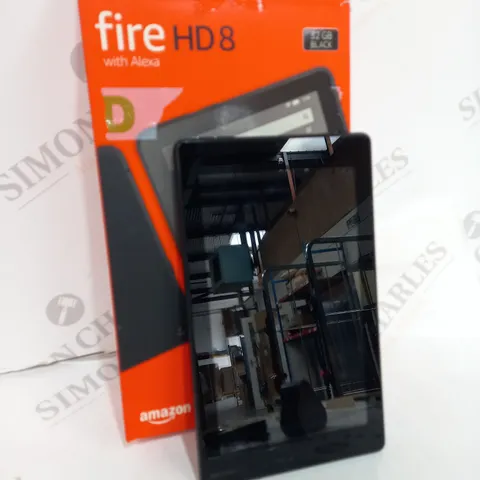 BOXED FIRE HD8 AMAZON TABLET