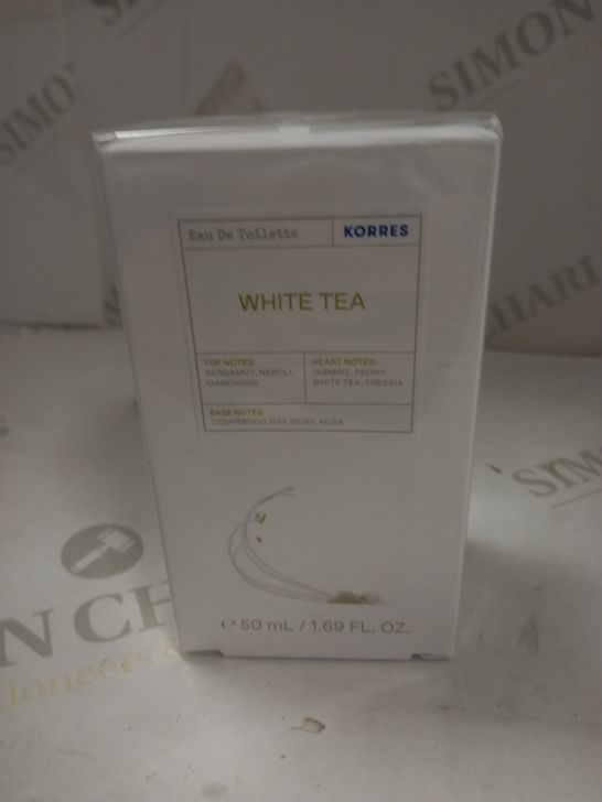 BOXED AND SEALED KORRES WHITE TEA EAU DE TOILETTE 50ML