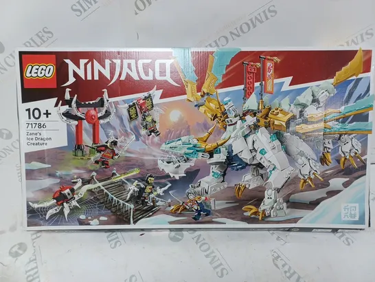 LEGO NINJAGO ZANE'S ICE DRAGON CREATURE - 71786 RRP £89.99