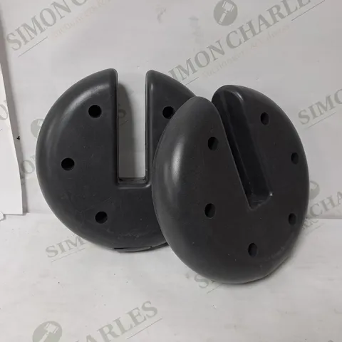 SET OF 2 HEAVY DUTY WEIGHT PLATES FOR SECURING CANOPIES AND TENTS 