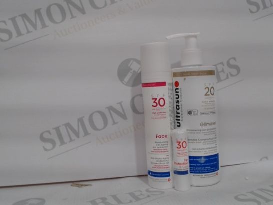 ULTRASUN SPF 20 GLIMMER, FACE AND LIP PROTECTION & CARE SET