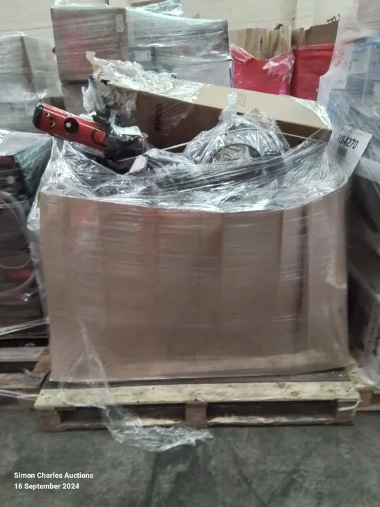 PALLET OF APPROXIMATELY 18 UNPROCESSED RAW RETURN HOUSEHOLD AND ELECTRICAL GOODS TO INCLUDE;