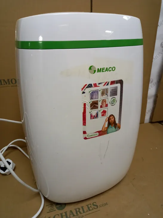 MEACO 12L LOW ENERGY PLATINUM COMPRESSOR DEHUMIDIFIER