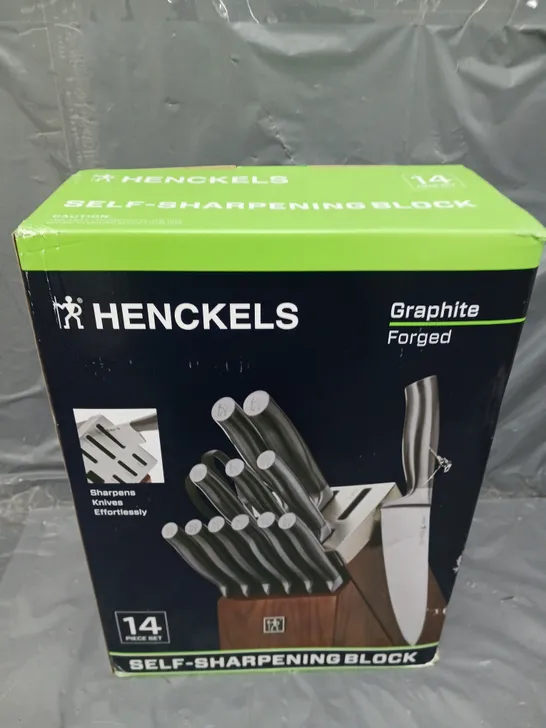 BOXED HENCKELS SELF-SHARPENING BLOCK (14 PIECE SET) - COLLECTION ONLY