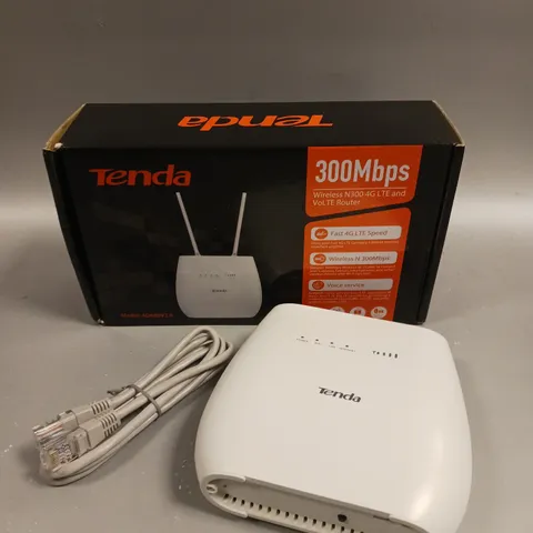 BOXED TENDA 300MBPS N300 WIRELESS 4G ROUTER 