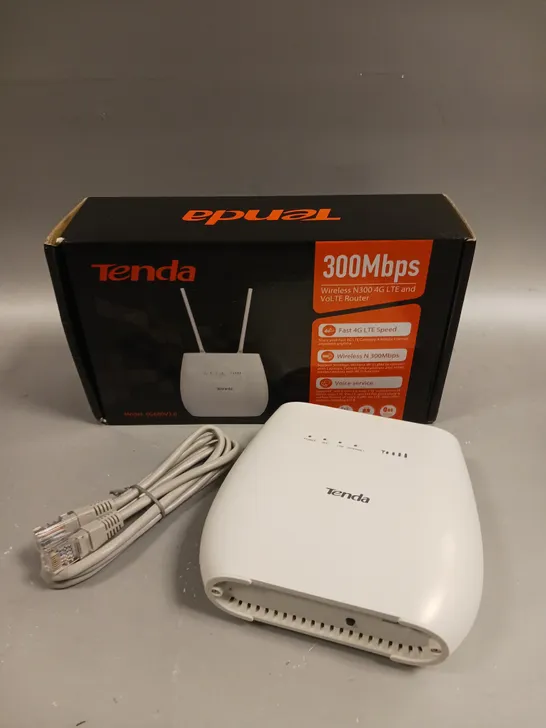 BOXED TENDA 300MBPS N300 WIRELESS 4G ROUTER 