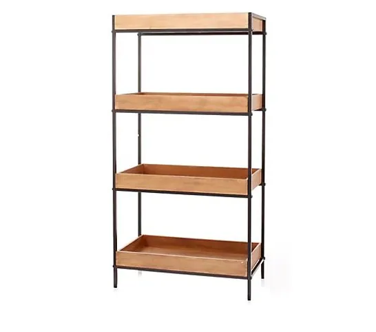 MY HOME STORIES 4 TIER SHELVING UNIT [COLLECTION ONLY]