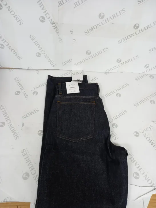 ZARA STRAIGHT LEG DENIM JEANS SIZE 34