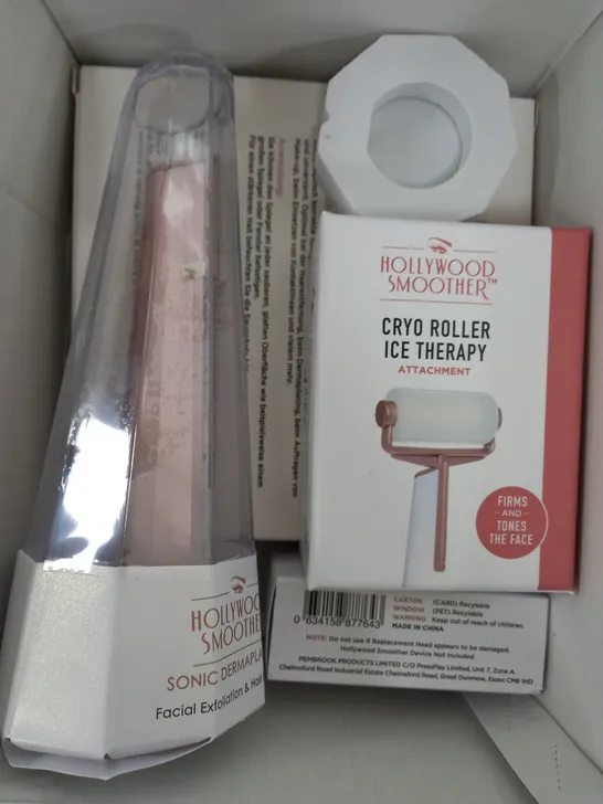 BOXED HOLLYWOOD SMOOTHER DERMAPLANING DEVICE WITH CRYO ICE THERAPY