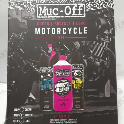 MUC-OFF MOTORCYCLE CLEAN PROTECT AND LUBE KIT