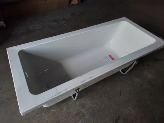 WHITE RESIN RECTANGULAR BATH - 