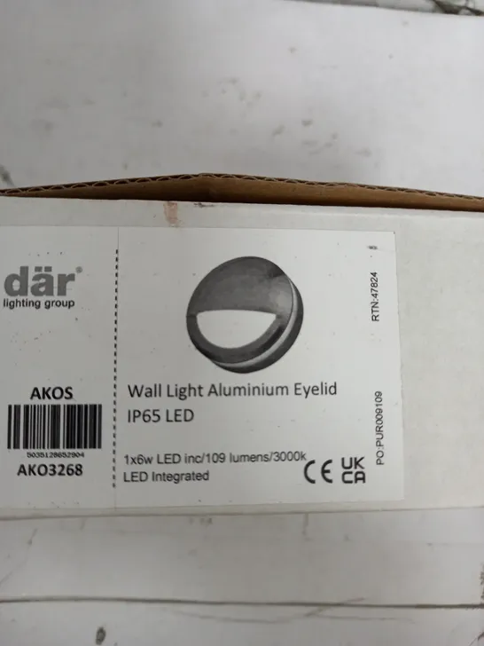 AKOS WALL LIGHT ALUMINIUM EYELID IP65 LED