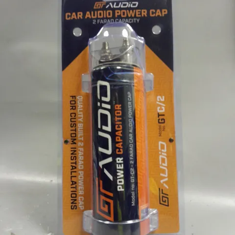 GT AUDIO 2 FARAD CAPACITY CAR AUDIO POWER CAP 