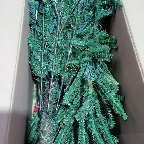 7FT FRASER FIR UPSWEPT PRE-LIT MIXED TIPS CHRISTMAS TREE COLLECTION ONLY