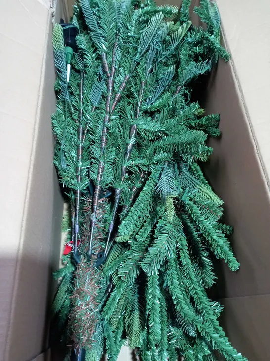 7FT FRASER FIR UPSWEPT PRE-LIT MIXED TIPS CHRISTMAS TREE COLLECTION ONLY RRP £209.99