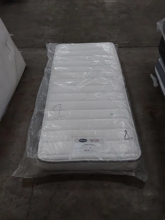 QUALITY BAGGED SILENTNIGHT HEALTHY GROWTH IMAGINE TRADITIONAL SPRUNG 3FT SINGLE MATTRESS 